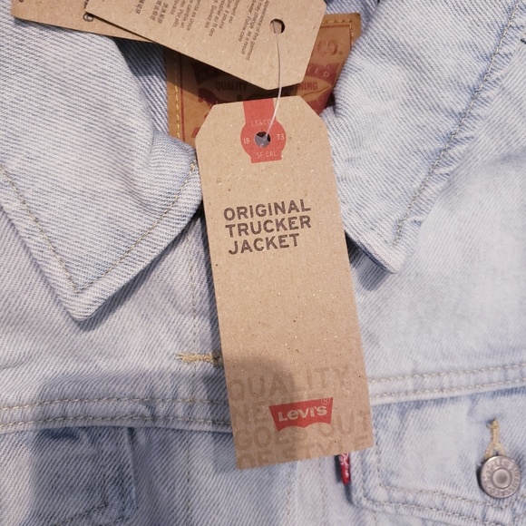 LEVIS Original Trucker Jean Jacket Womens NWT - Picture 3 of 3